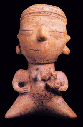 clay figurine from Santarem Brazil