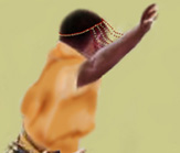 mugirwa oracular priestess dancing, Uganda