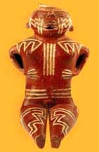 Condorhuasi vessel in the form of a woman, Argentina